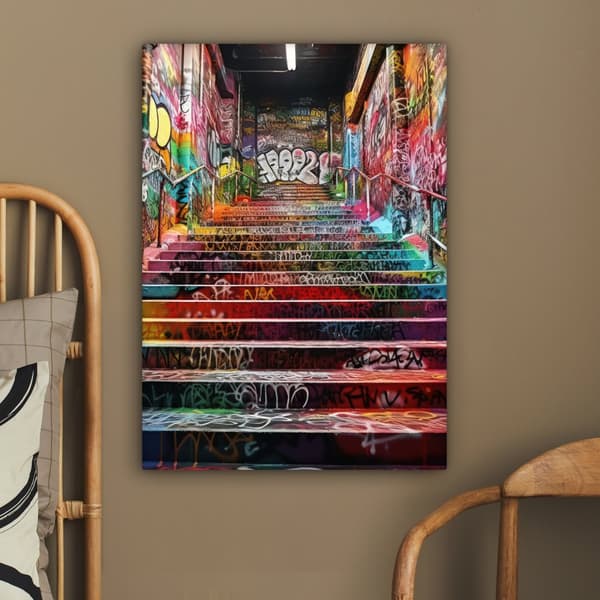MuchoWow Högupplöst Foto på Canvas - Väggdekoration - Målning Print - Enkelt Upphängningssystem