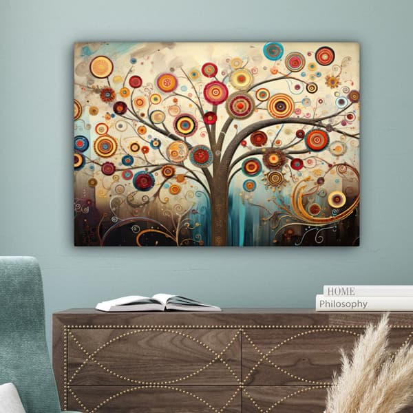 MuchoWow Högupplöst Foto på Canvas - Väggdekoration - Målning Print - Enkelt Upphängningssystem