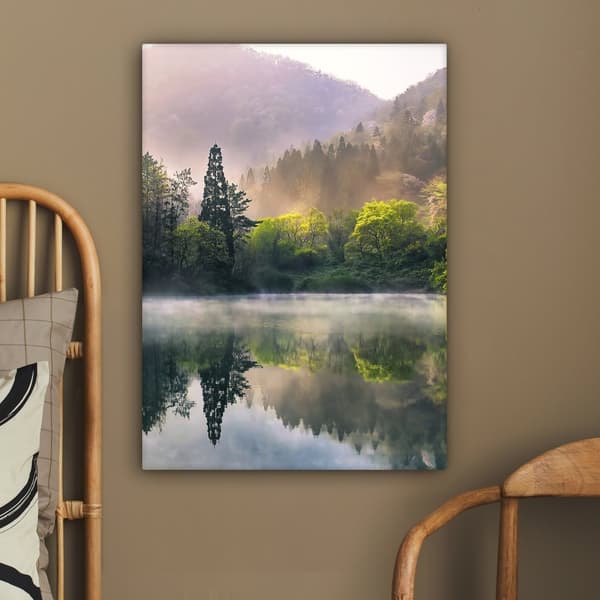 MuchoWow Högupplöst Foto på Canvas - Väggdekoration - Målning Print - Enkelt Upphängningssystem