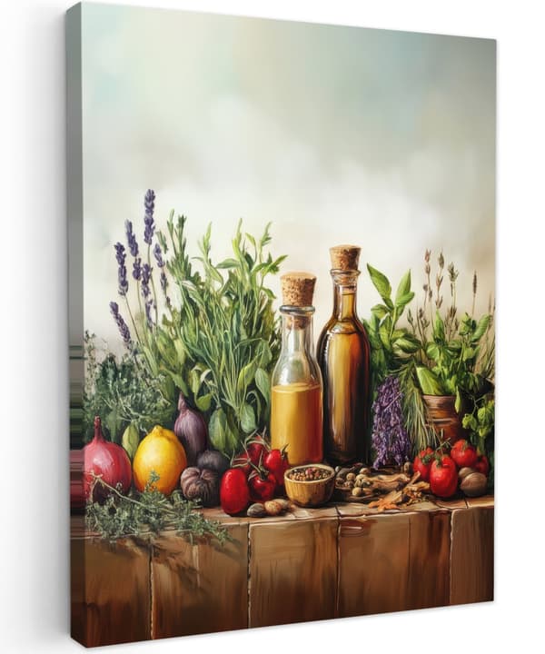 MuchoWow Högupplöst Foto på Canvas - Väggdekoration - Målning Print - Enkelt Upphängningssystem