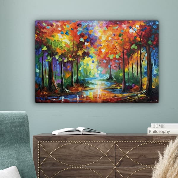 MuchoWow Högupplöst Foto på Canvas - Väggdekoration - Målning Print - Enkelt Upphängningssystem