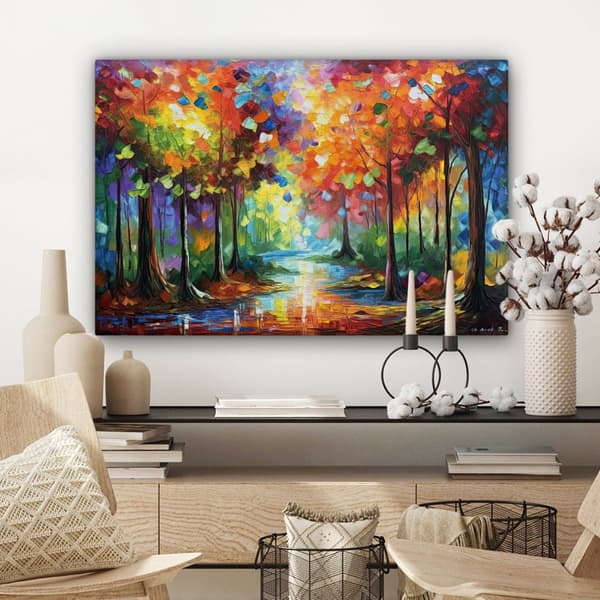 MuchoWow Högupplöst Foto på Canvas - Väggdekoration - Målning Print - Enkelt Upphängningssystem