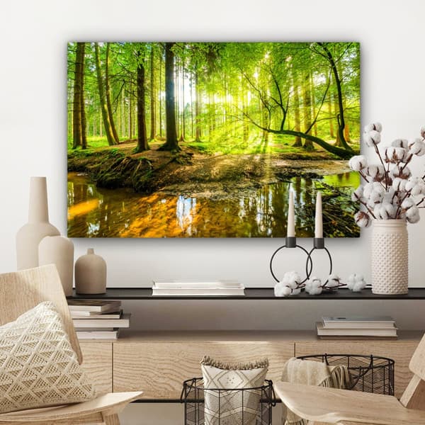 MuchoWow Högupplöst Foto på Canvas - Väggdekoration - Målning Print - Enkelt Upphängningssystem