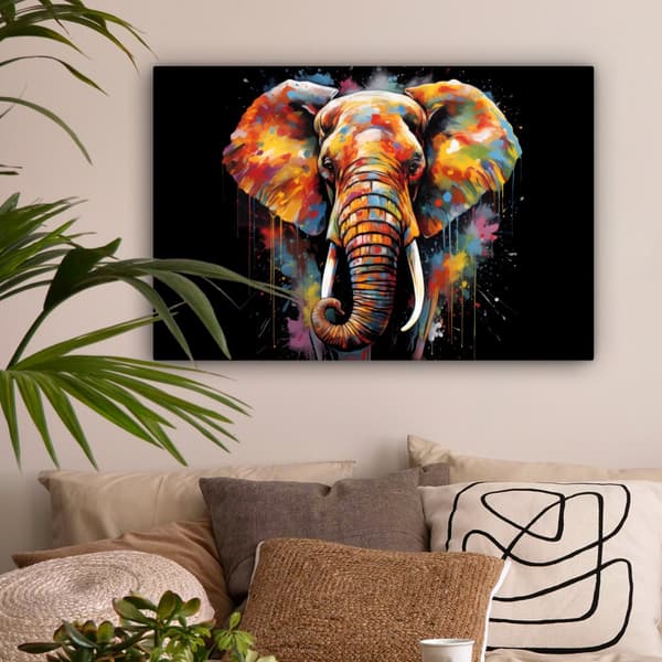 MuchoWow Högupplöst Foto på Canvas - Väggdekoration - Målning Print - Enkelt Upphängningssystem