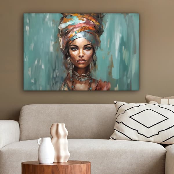 MuchoWow Högupplöst Foto på Canvas - Väggdekoration - Målning Print - Enkelt Upphängningssystem