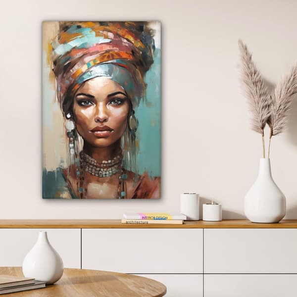 MuchoWow Högupplöst Foto på Canvas - Väggdekoration - Målning Print - Enkelt Upphängningssystem