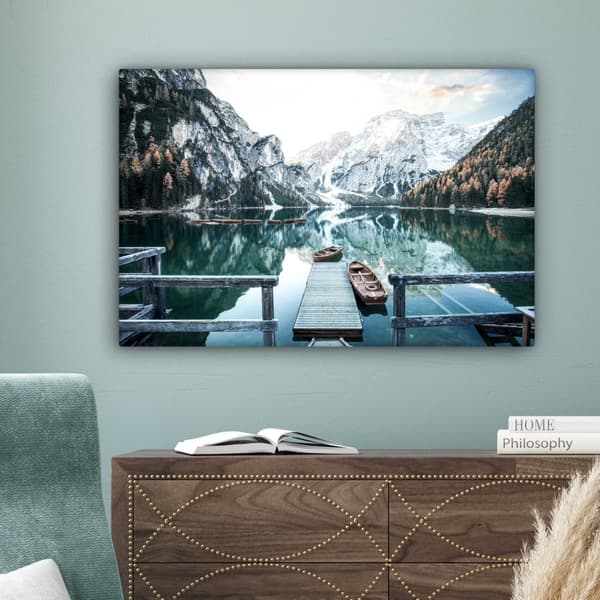 MuchoWow Högupplöst Foto på Canvas - Väggdekoration - Målning Print - Enkelt Upphängningssystem