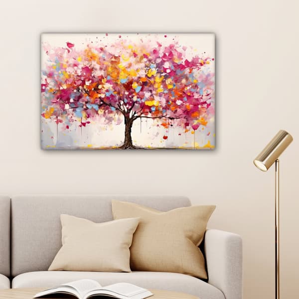 MuchoWow Högupplöst Foto på Canvas - Väggdekoration - Målning Print - Enkelt Upphängningssystem