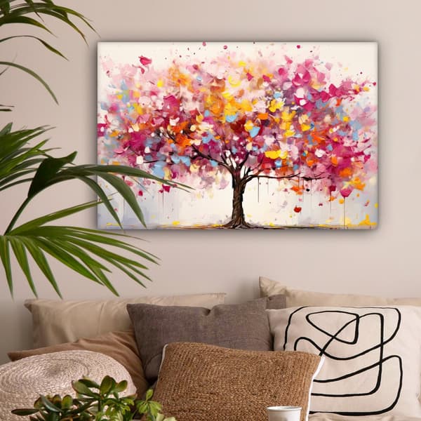 MuchoWow Högupplöst Foto på Canvas - Väggdekoration - Målning Print - Enkelt Upphängningssystem