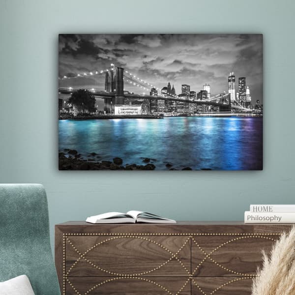 MuchoWow Högupplöst Foto på Canvas - Väggdekoration - Målning Print - Enkelt Upphängningssystem