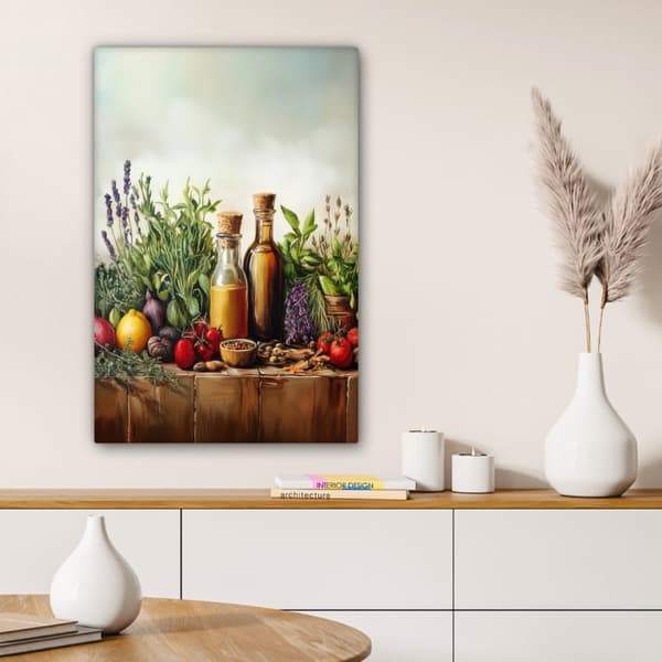 MuchoWow Högupplöst Foto på Canvas - Väggdekoration - Målning Print - Enkelt Upphängningssystem