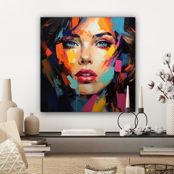 MuchoWow Högupplöst Foto på Canvas - Väggdekoration - Målning Print - Enkelt Upphängningssystem