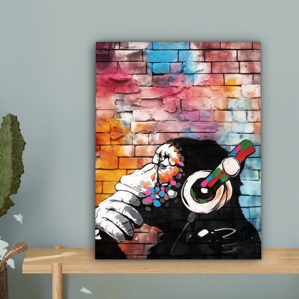 MuchoWow Högupplöst Foto på Canvas - Väggdekoration - Målning Print - Enkelt Upphängningssystem