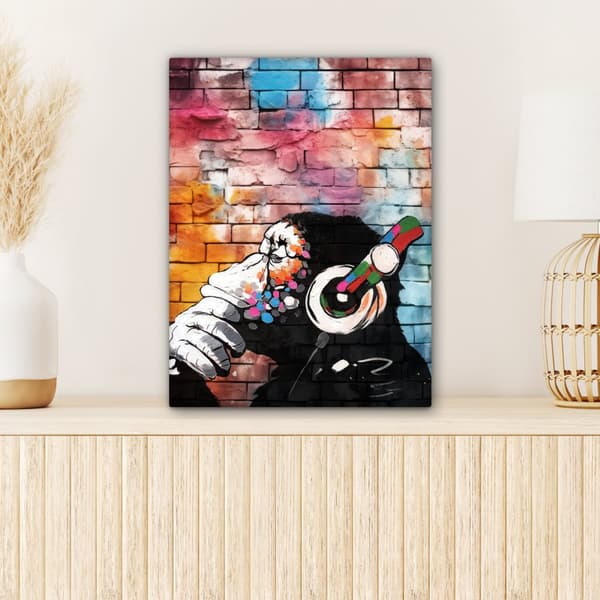 MuchoWow Högupplöst Foto på Canvas - Väggdekoration - Målning Print - Enkelt Upphängningssystem