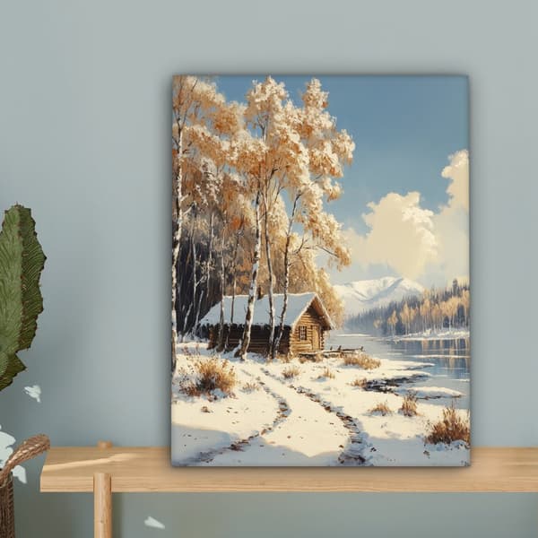 MuchoWow Högupplöst Foto på Canvas - Väggdekoration - Målning Print - Enkelt Upphängningssystem
