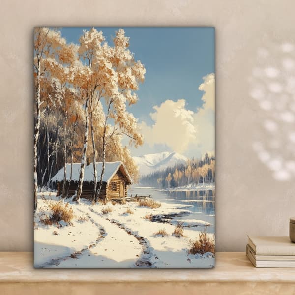 MuchoWow Högupplöst Foto på Canvas - Väggdekoration - Målning Print - Enkelt Upphängningssystem
