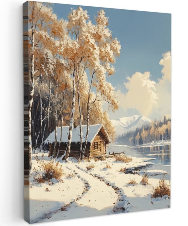 MuchoWow Högupplöst Foto på Canvas - Väggdekoration - Målning Print - Enkelt Upphängningssystem