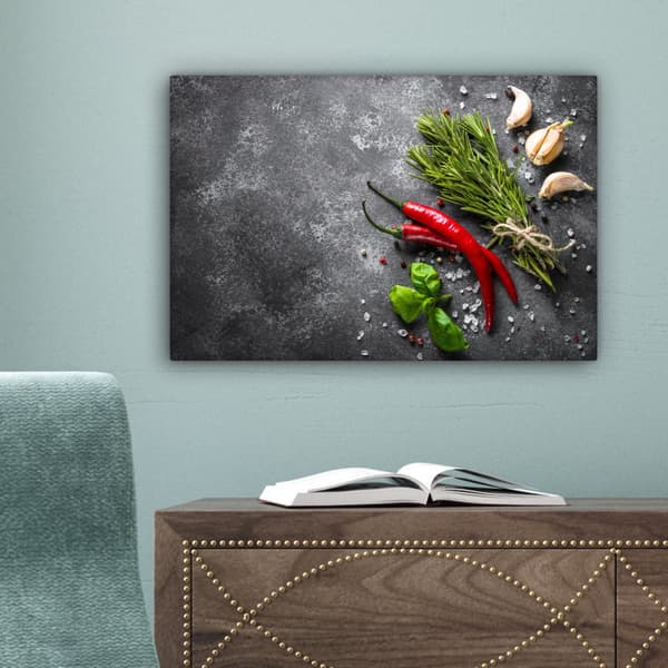 MuchoWow Högupplöst Foto på Canvas - Väggdekoration - Målning Print - Enkelt Upphängningssystem