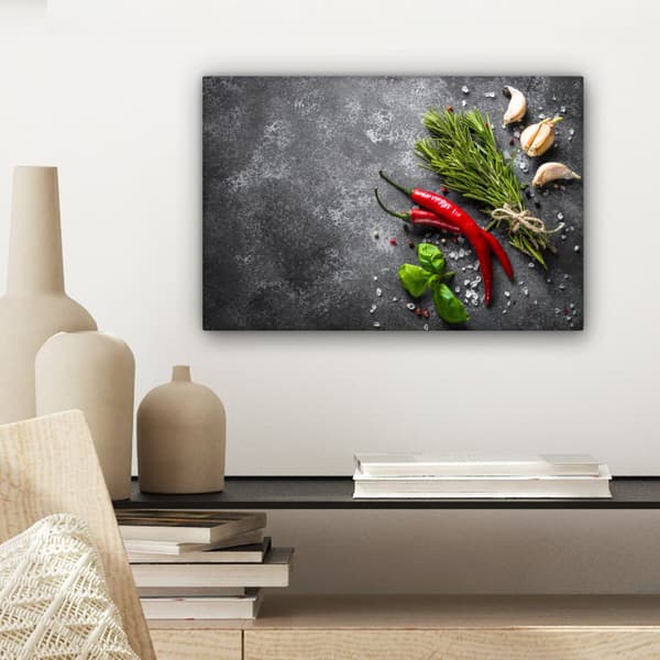 MuchoWow Högupplöst Foto på Canvas - Väggdekoration - Målning Print - Enkelt Upphängningssystem