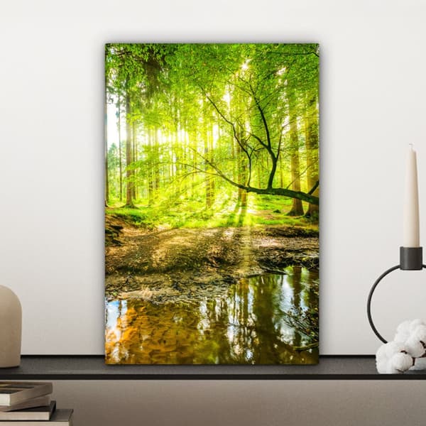MuchoWow Högupplöst Foto på Canvas - Väggdekoration - Målning Print - Enkelt Upphängningssystem
