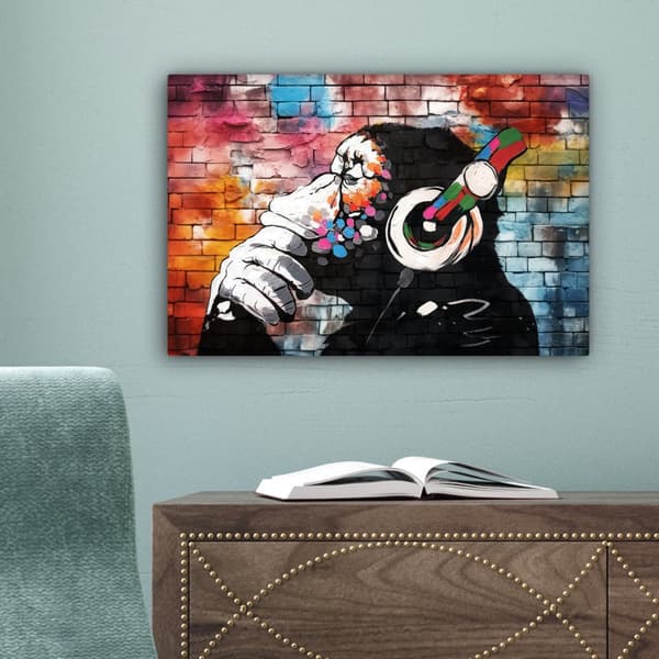 MuchoWow Högupplöst Foto på Canvas - Väggdekoration - Målning Print - Enkelt Upphängningssystem