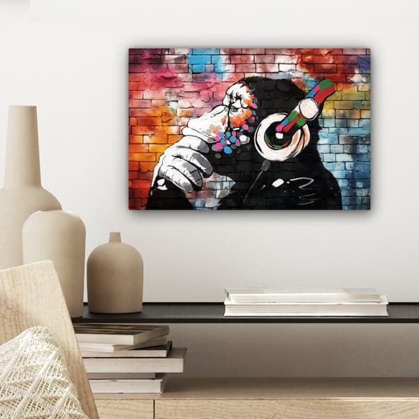 MuchoWow Högupplöst Foto på Canvas - Väggdekoration - Målning Print - Enkelt Upphängningssystem