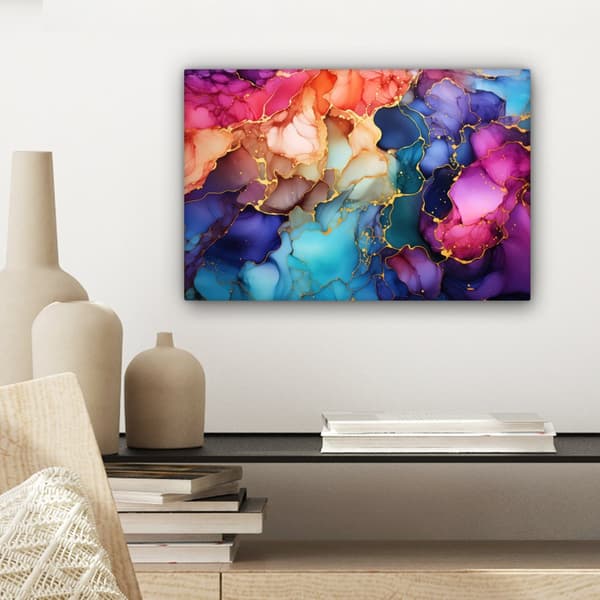 MuchoWow Högupplöst Foto på Canvas - Väggdekoration - Målning Print - Enkelt Upphängningssystem