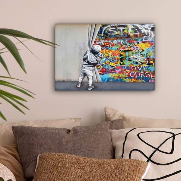 MuchoWow Högupplöst Foto på Canvas - Väggdekoration - Målning Print - Enkelt Upphängningssystem