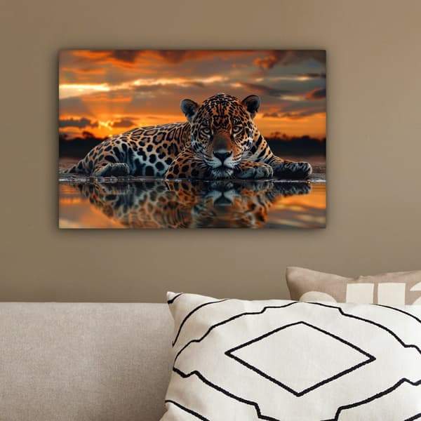 MuchoWow Högupplöst Foto på Canvas - Väggdekoration - Målning Print - Enkelt Upphängningssystem