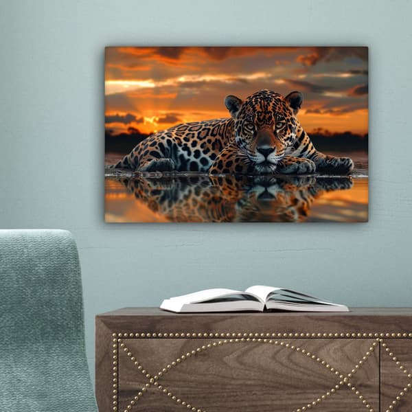MuchoWow Högupplöst Foto på Canvas - Väggdekoration - Målning Print - Enkelt Upphängningssystem
