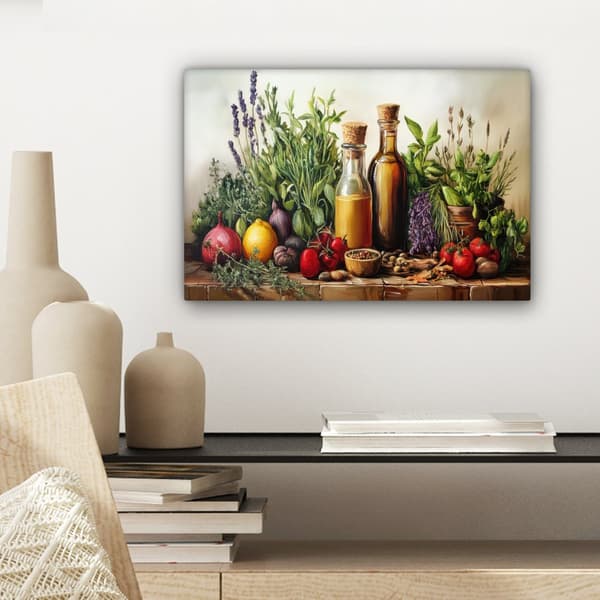 MuchoWow Högupplöst Foto på Canvas - Väggdekoration - Målning Print - Enkelt Upphängningssystem
