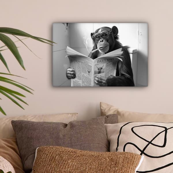 MuchoWow Högupplöst Foto på Canvas - Väggdekoration - Målning Print - Enkelt Upphängningssystem