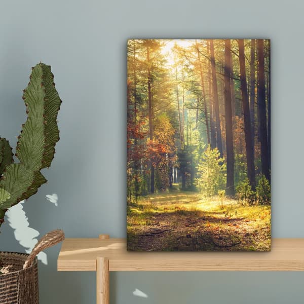 MuchoWow Högupplöst Foto på Canvas - Väggdekoration - Målning Print - Enkelt Upphängningssystem