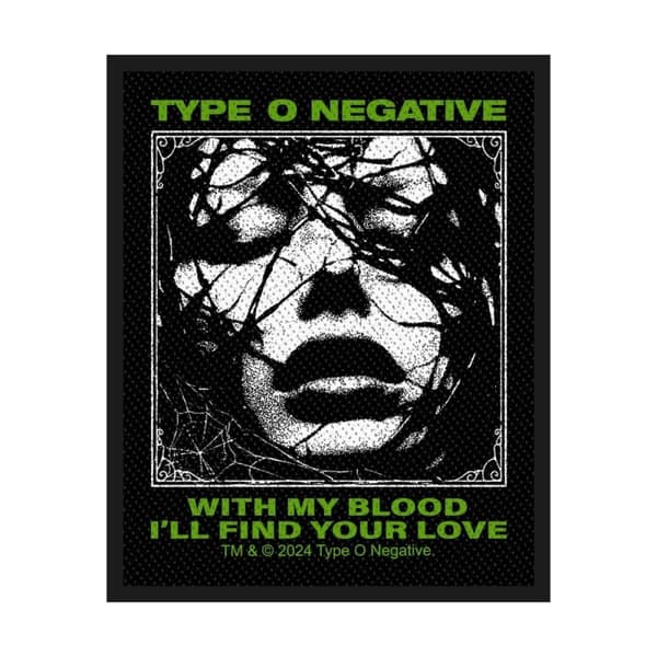 TYPE O NEGATIVE STANDARD PATCH - WITH MY BLOOD