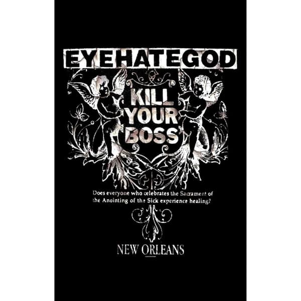 EYEHATEGOD TEXTILE POSTER - KILL YOUR BOSS
