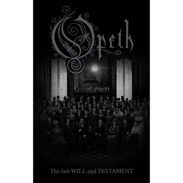 OPETH TEXTILE POSTER - THE LAST WILL AND TESTAMENT