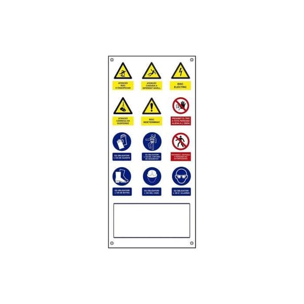 GENERIC - Katalansk Canvas Vertikal Multiple Work Poster 500x1100mm Normaluz