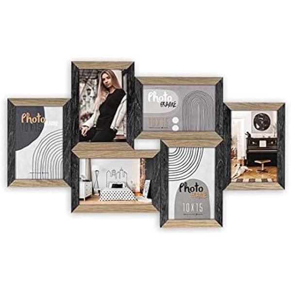 Ramverk-galleri - ZEP - Vercelli Noir - 6x10x15 cm - Trä - Nutida Design