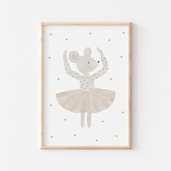 Juliste - Balerina Hiiri