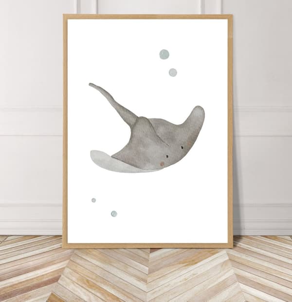 Poster - Havsdjur / Stråle