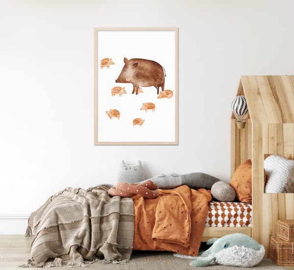 Plakat - Villsvin