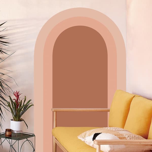 Veggklistremerke - Arch / Rosa
