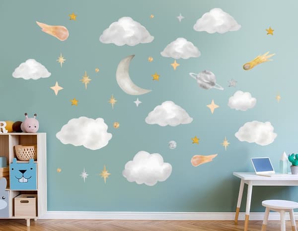 Wallsticker - Kosmos af stjerner