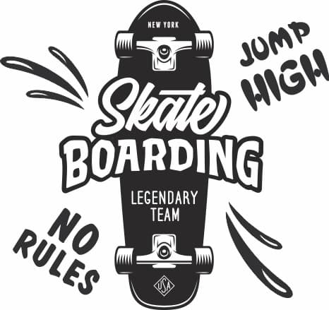 Wallsticker - Skateboard