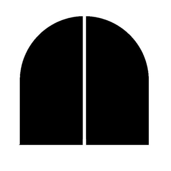 Veggklistremerke - Arch / Ekstra stor