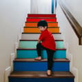 Pikkukuva 1 / 9: Seinätarra - Stair Riser / Gradient Color Itseliimautuva / Sarja 13