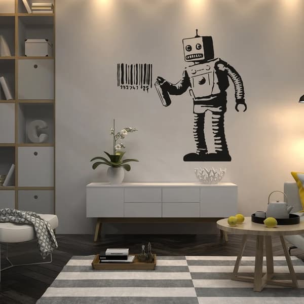 Veggklistremerker -  Barcode Robot
