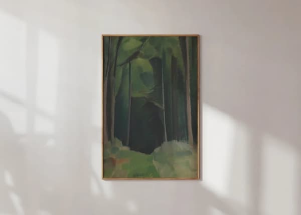 Plakat - Midt århundrede / Grøn Vintage