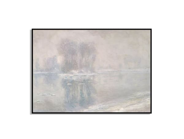 Plakat -  Tåge Vintage Landskab