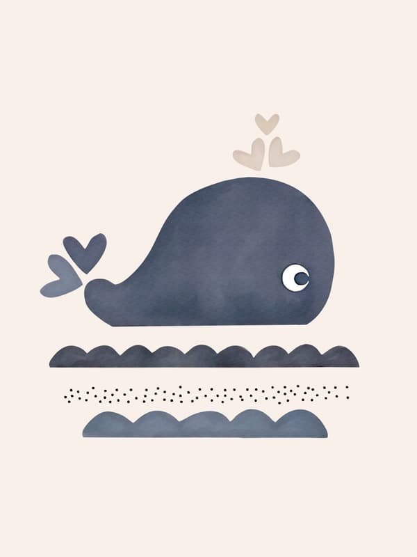 Plakat - Delfin